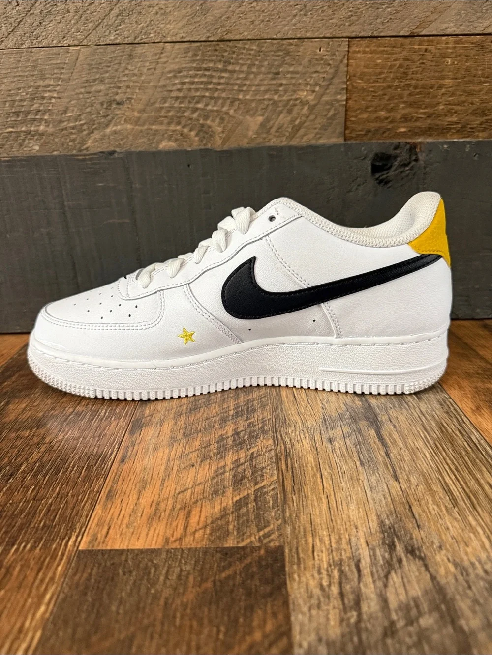 Nike Air Force 1 Low Have A Nike Day White Black Yellow Sunflower